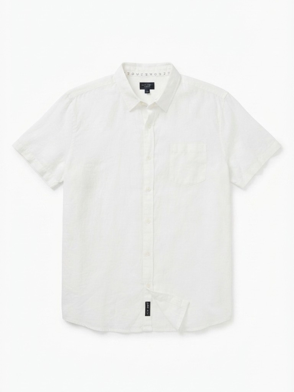 Little Bipsy White Short-Sleeve Button-Down Shirt